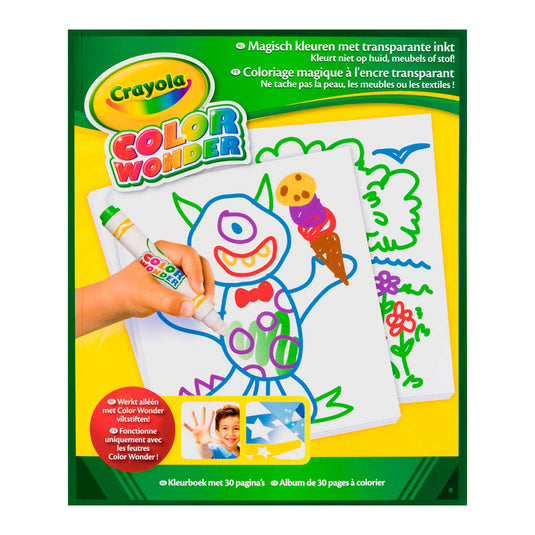 Crayola color wonder - tekenblok, 30 pagina's