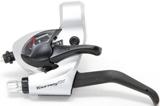 Shimano schakel- remhendel tourney tx st-tx 800 shim.shift br.lever tour. tx800 3sp 2f sil.