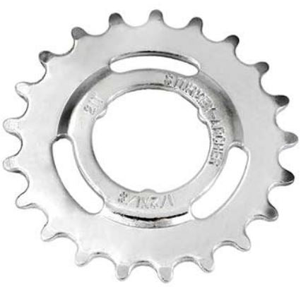 Sprocket Sturmey Archer 19T - 3/32 continued - chrome plated