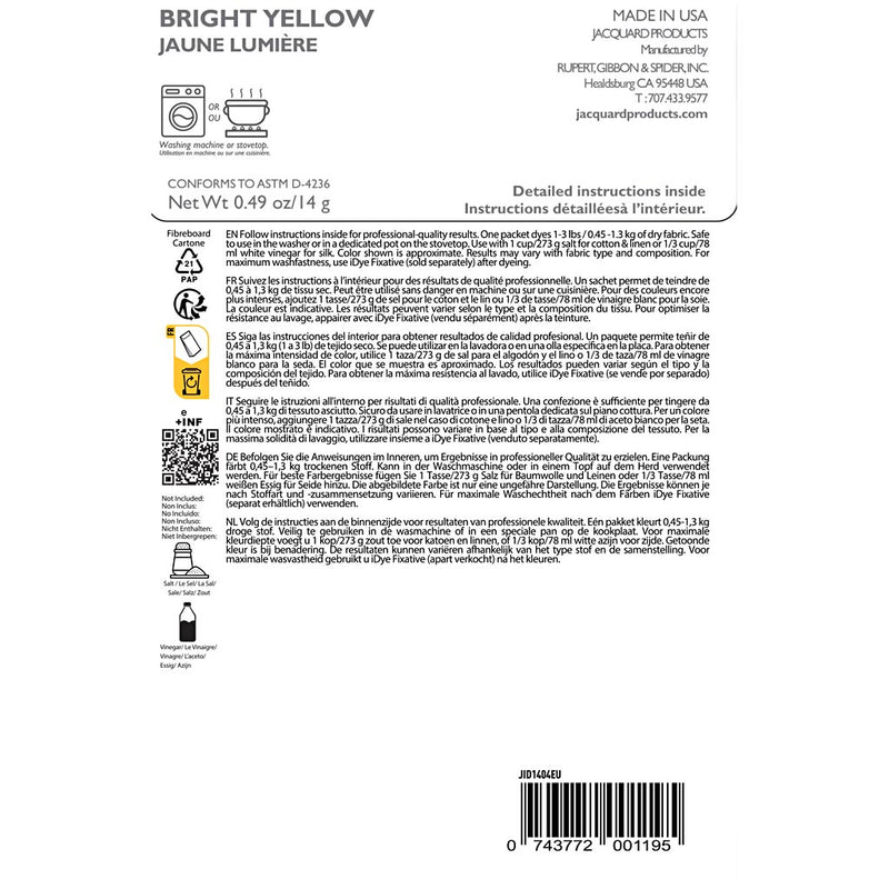 Afbeelding laden in galerijviewer, Https: www.cchobby.nl idye-voor-natuurlijke-stoffen-bright-yellow-14-gr-1-doos
