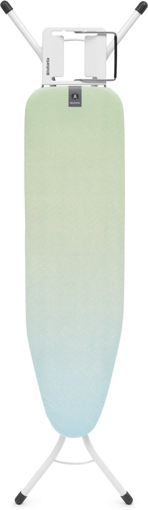 Brabantia strijkplank a - voor strijkijzer - 110 x 30 cm - soothing sea