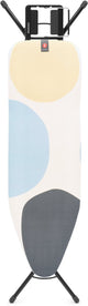Brabantia strijkplank b - voor strijkijzer - 124 x 38 cm - spring bubbles