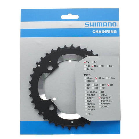 Shimano chainring XT/10V double FCM-785 Y1ML98040 38T