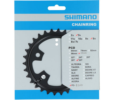 Chainring 30T Shimano Claris FC-R2030 - 7/8 speed