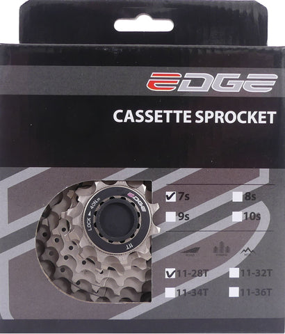 Cassette 7 speed Edge CSM5007 11-28T - silver