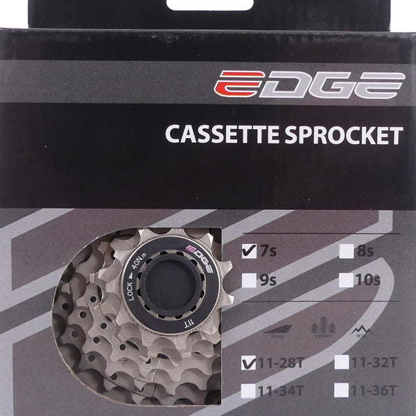 Cassette 7 speed Edge CSM5007 11-28T - silver