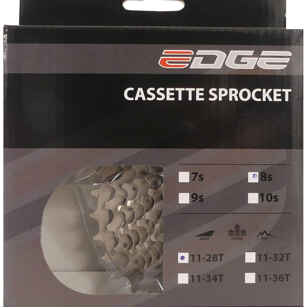 Cassette 8 speed Edge CSM5008 11-28T - silver