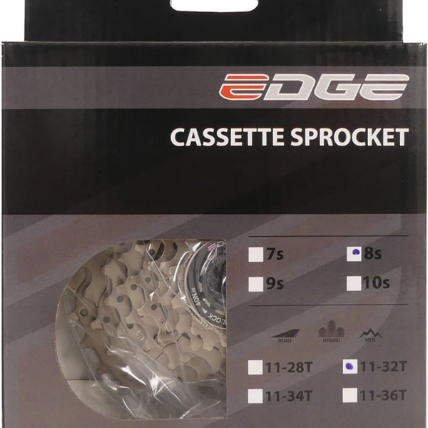 Cassette 8 speed Edge CSM5008 11-32T - silver