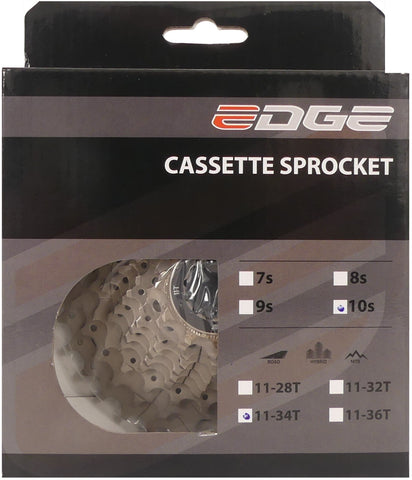 Cassette 10 speed Edge CSM6010 11-34T - silver