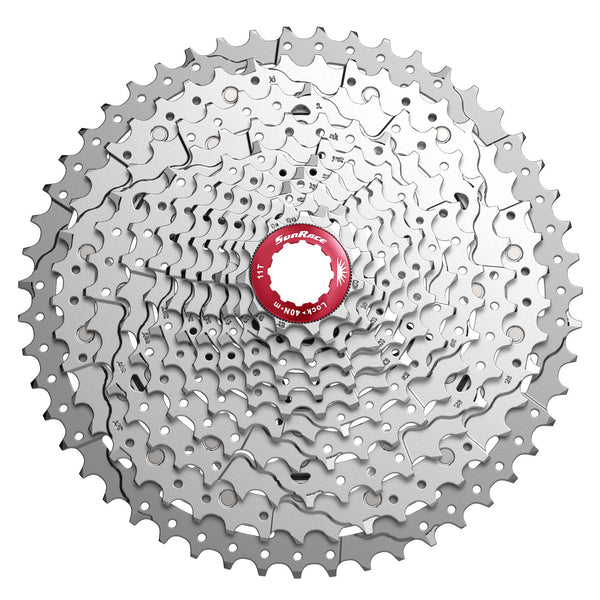 SunRace cassette 11V 11-42 CSMS8 metallic silver