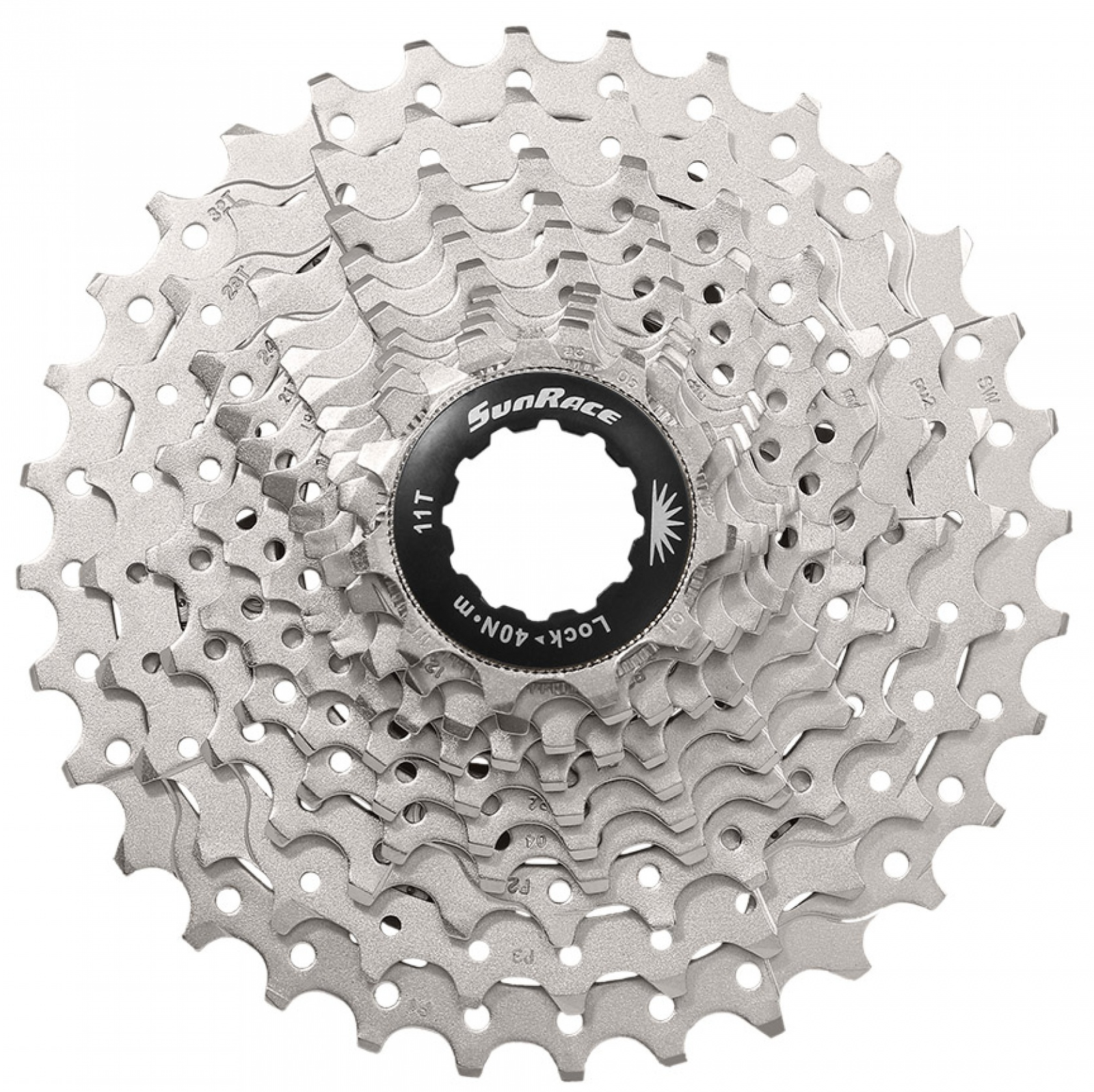 SunRace cassette 11v 11-32T metallic silver