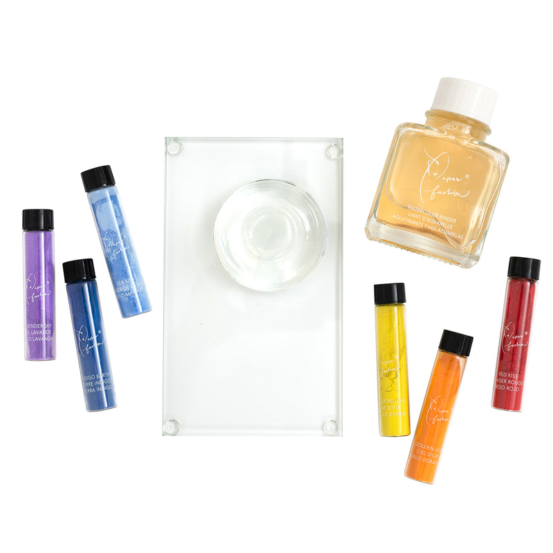 Load image into Gallery viewer, American crafts • paper fashion verf powdered pigment set 9pcs

