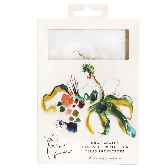American crafts • paper fashion tool drop cloths 2 pieces