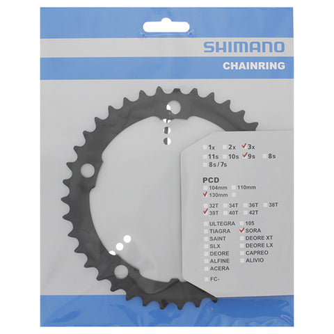 Kettingblad 39T Shimano Sora FC-3503 39T-D - Zwart