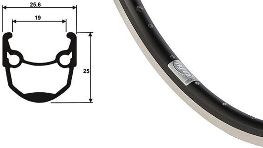 Ryde velg andra 10 rims andra 10 19-622 32l sw