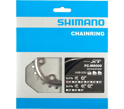 Shimano chainring Deore XT 11V 24T Y1RL24000 M8000
