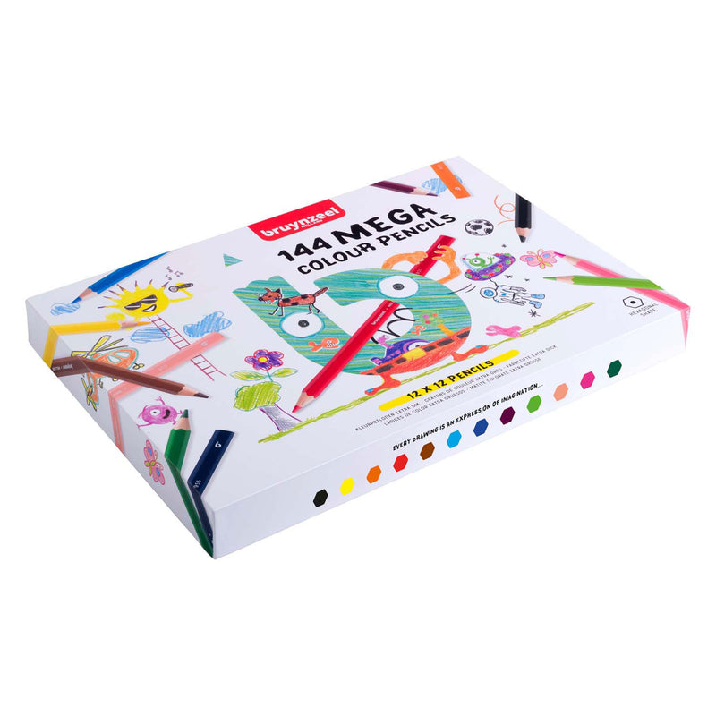 Load image into Gallery viewer, Bruynzeel mega kleurpotlodenset, 12x12 kleuren
