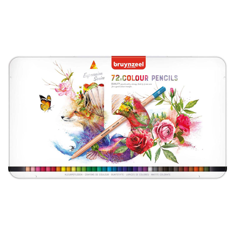 Load image into Gallery viewer, Bruynzeel expression kleurpotloden blik 72
