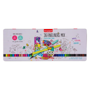 Bruynzeel fineliner set 36 kleuren