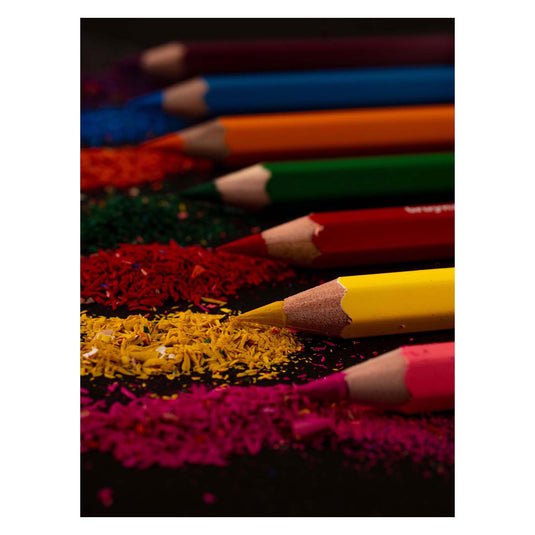 Bruynzeel mega kleurpotloden blik met 48 kleuren