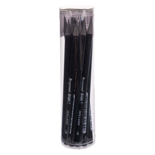 Bruynzeel design grafietstift 2b - 12st.