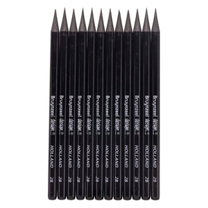 Bruynzeel design grafietstift 2b - 12st.