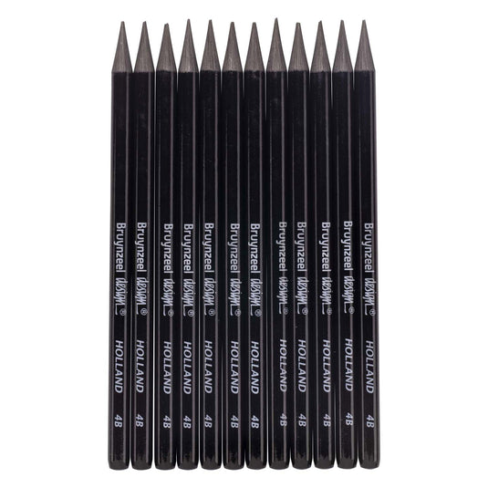 Bruynzeel design grafietstift 4b - 12st.