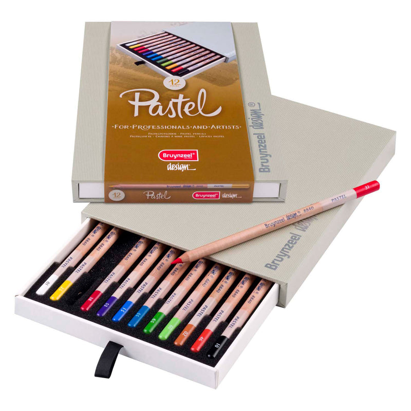 Load image into Gallery viewer, Bruynzeel design pastelpotlood box, 12 kleuren
