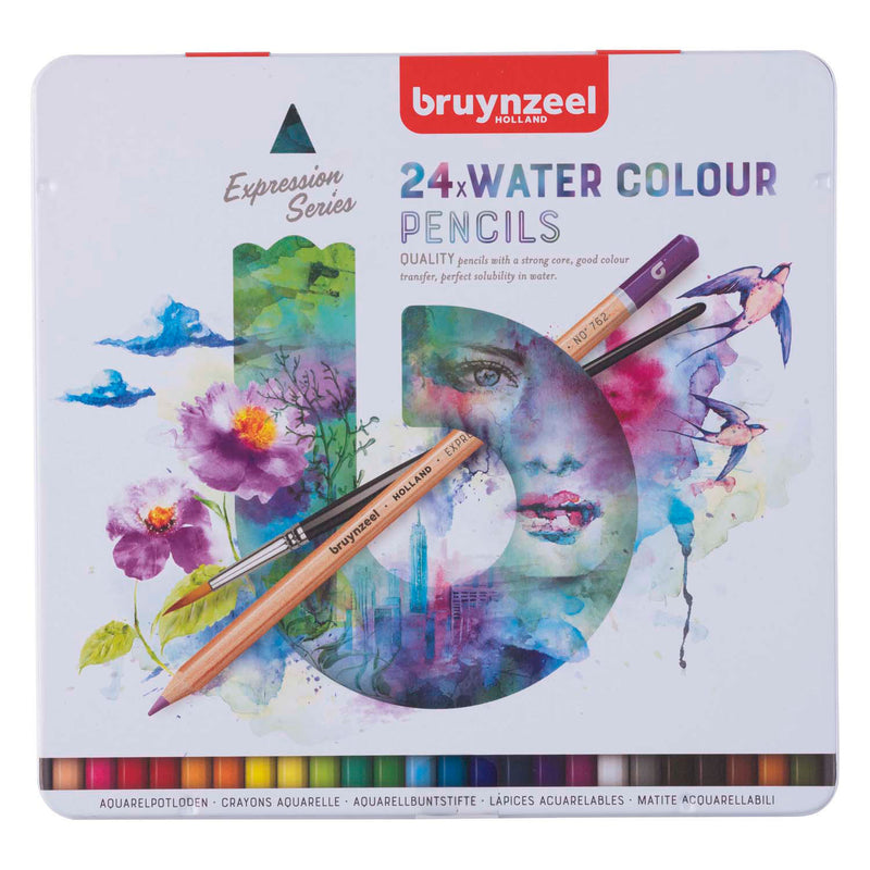 Load image into Gallery viewer, Bruynzeel expression aquarelpotloden blik 24
