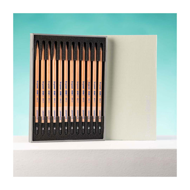 Load image into Gallery viewer, Bruynzeel design graphite box 12 stuks
