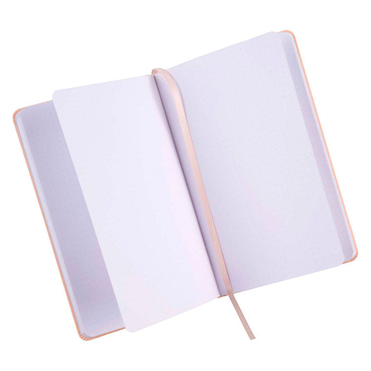 Bruynzeel bullet journal perzik 13c21cm, 140 g m 64 vellen