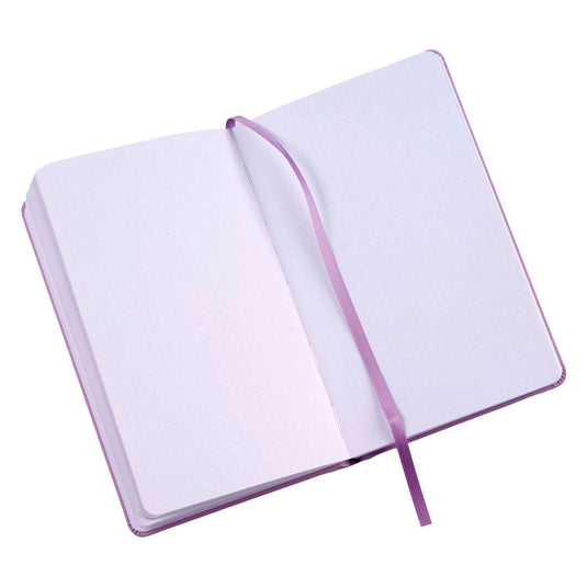 Bruynzeel bullet journal lila, 13x21cm, 140 g m 64 vellen