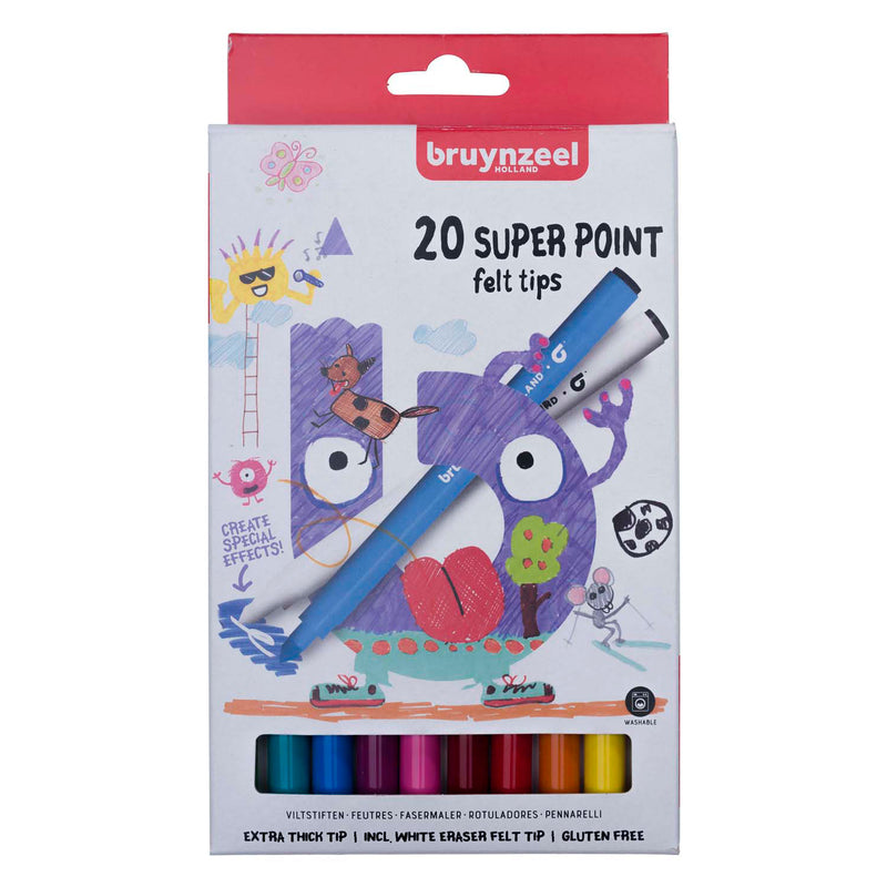 Load image into Gallery viewer, Bruynzeel viltstiften super point 20st 5+

