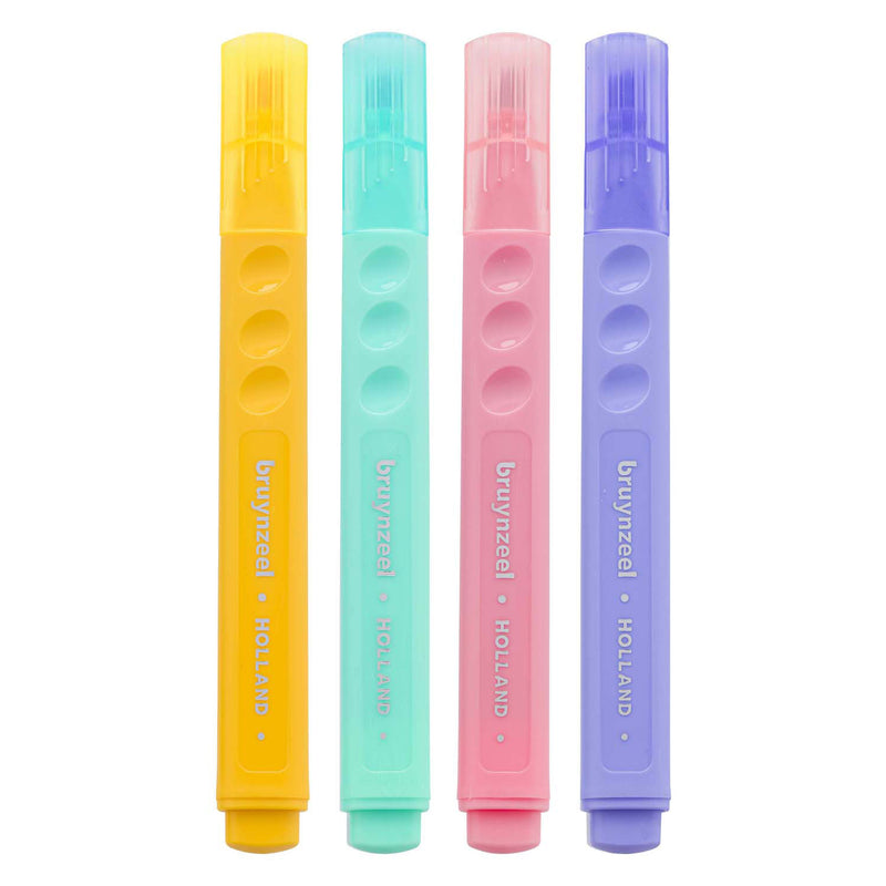 Load image into Gallery viewer, Bruynzeel markeerstiften set pastel 4 kleuren
