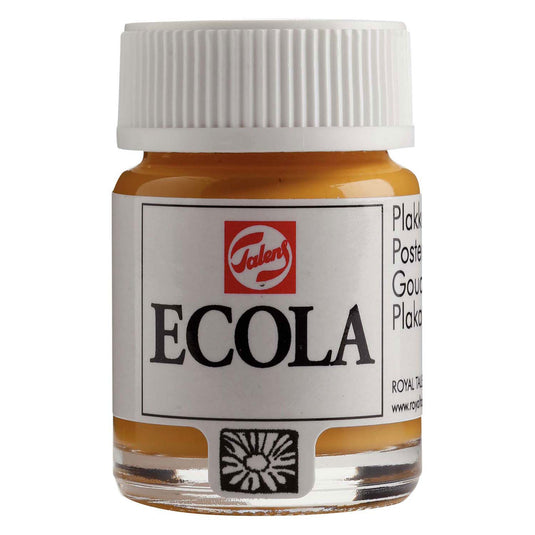 Bruynzeel ecola plakkaatverf fles 16ml gele oker 227
