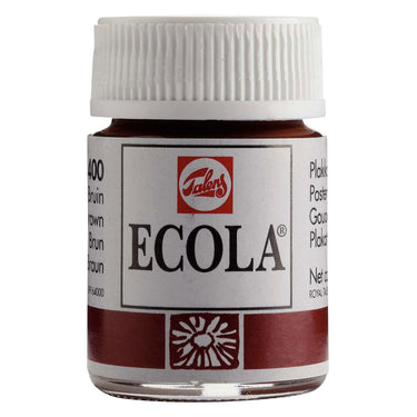 Bruynzeel ecola plakkaatverf fles 16ml brown 400
