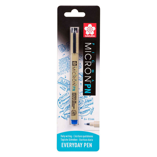Sakura blisterkaart pigma micron pn blauw, 1 stuk