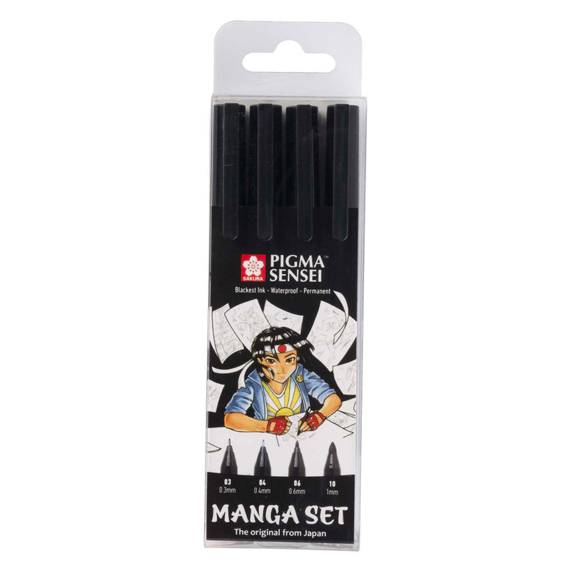 Load image into Gallery viewer, Sakura unieke manga-set van 4 pigma sensei
