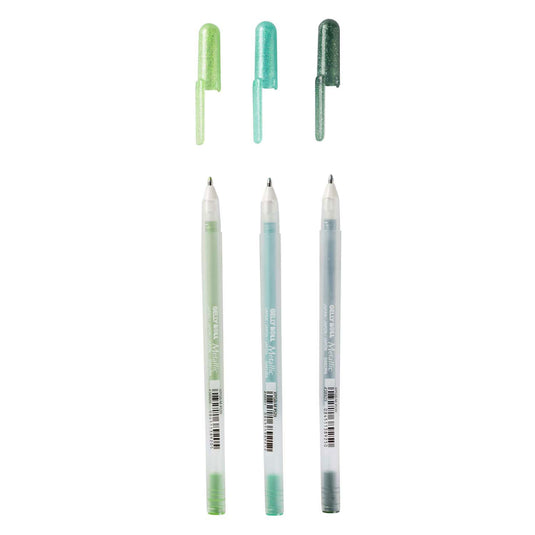 Sakura gelly roll metallic set 3 gelpennen forest