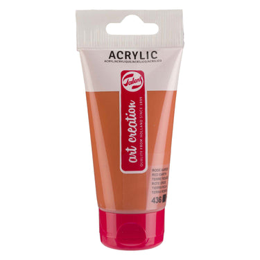 Talens art creation acrylverf tube 75ml rode aarde 436