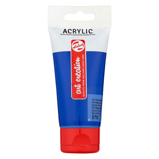 Talens art creation acrylverf tube 75ml phtaloblauw 570