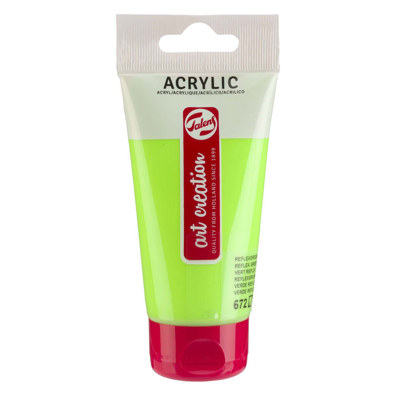 Load image into Gallery viewer, Talens art creation acrylverf tube 75ml reflexgroen 672
