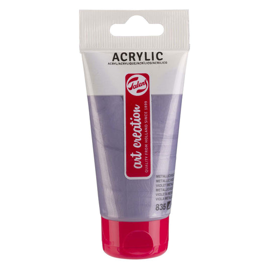 Talens art creation acrylverf tube 75ml metallicviolet 835