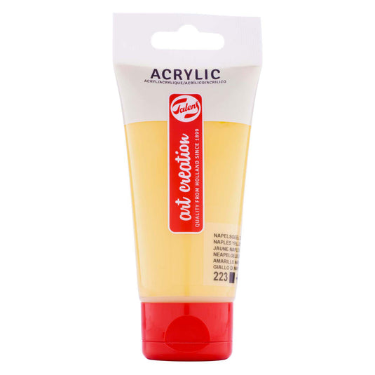 Talens art creation acrylverf tube 75ml napelsgeel donk 223