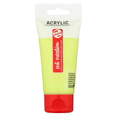 Talens art creation acrylverf tube 75ml groengeel 243