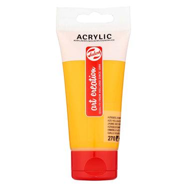 Talens art creation acrylverf tube 75ml azogeel donker 270