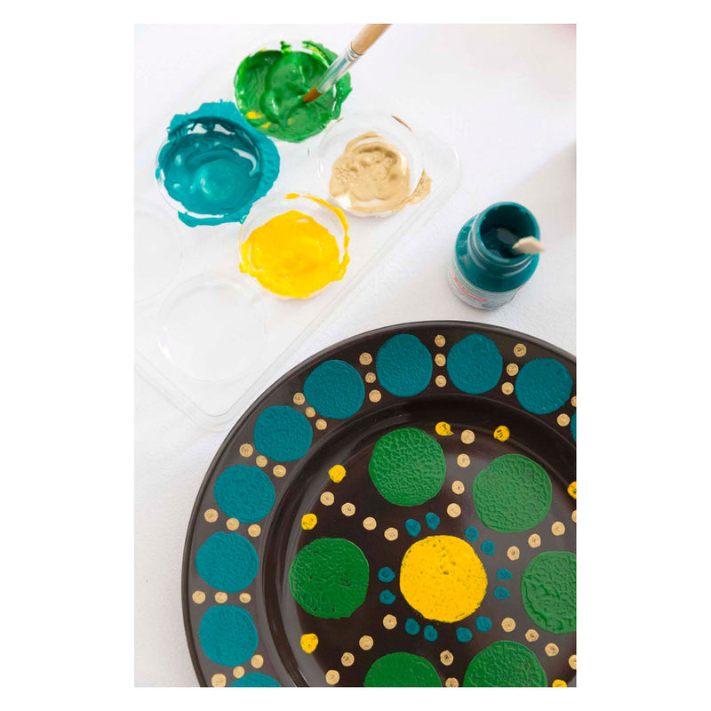 Load image into Gallery viewer, Talens art creat.glas porselein dekkend 4x30ml groen goud
