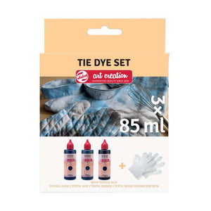 Talens art creation tie-dye set zwart, 3x85 ml