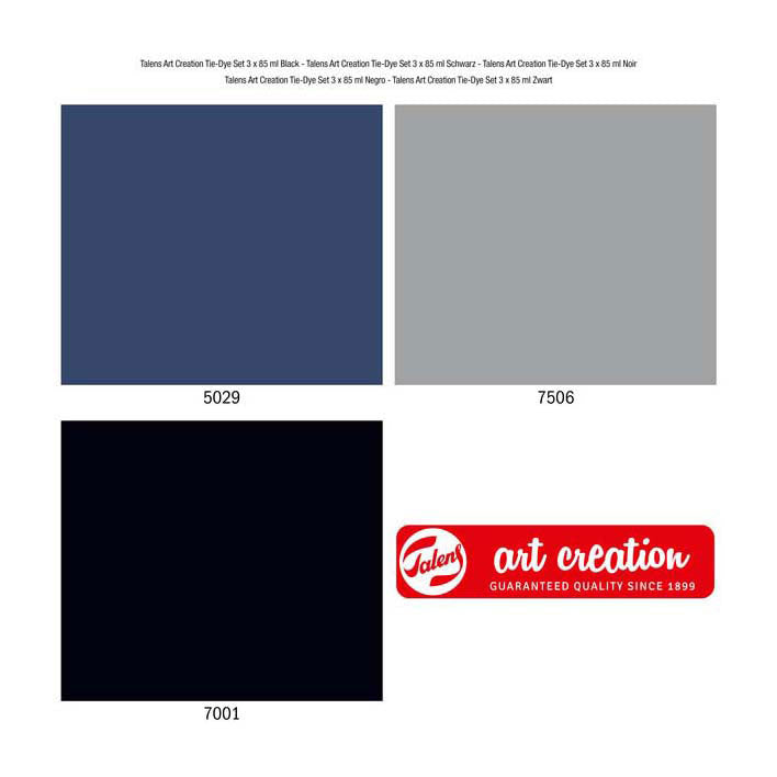 Load image into Gallery viewer, Talens art creation tie-dye set zwart, 3x85 ml
