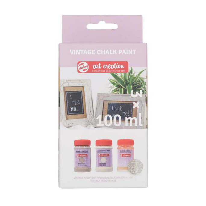 Load image into Gallery viewer, Talens art creation vintage set 2 beiges en craquel
